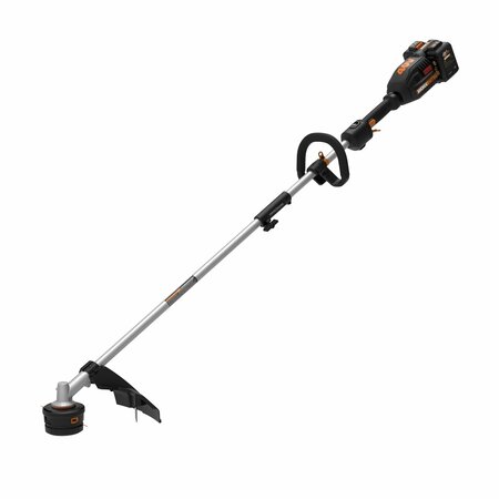 WORX 40V DRIVESHARE Attachment-Capable String Trimmer, with Batteries 2x20V & Dual Charger, Brushless WG186